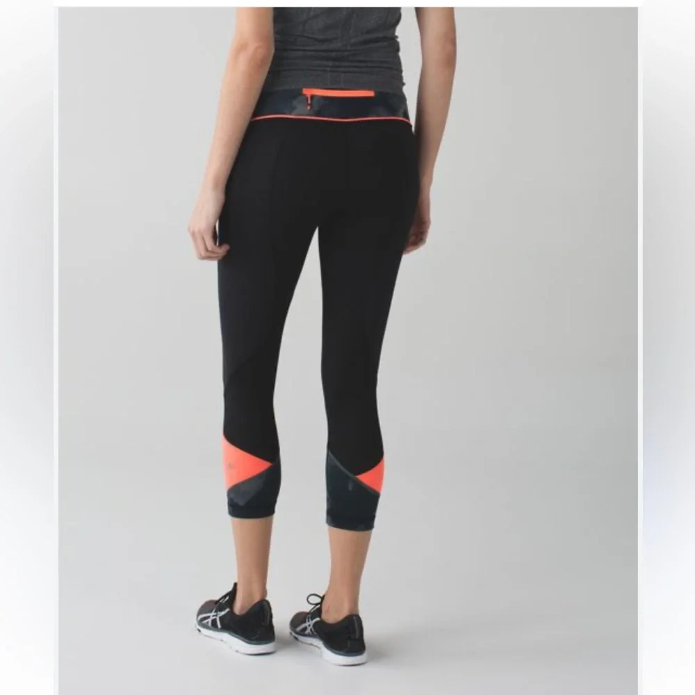 Lululemon Inspire Crop black leggings size 2